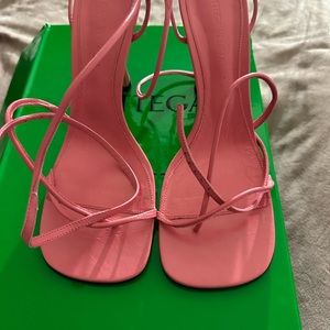 Bottega Veneta, Pink, The Line Sandal, 37.5